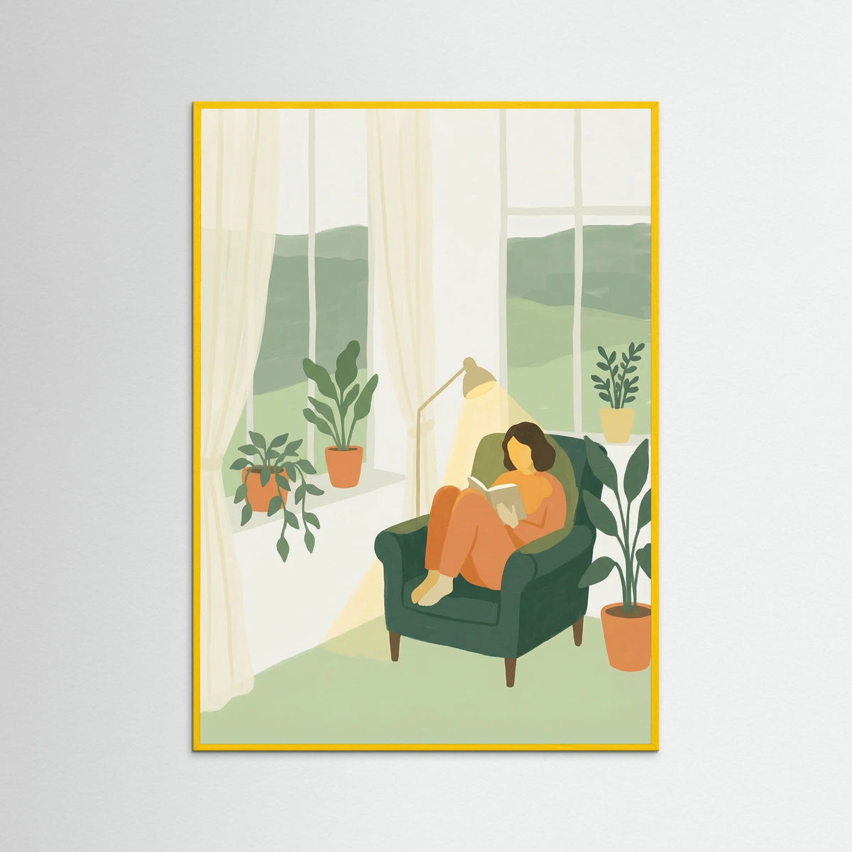 Yellow Wood Quiet Embrace