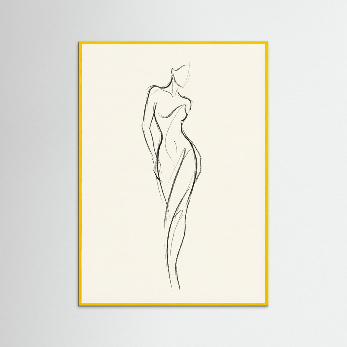 Yellow Wood Quiet Pose