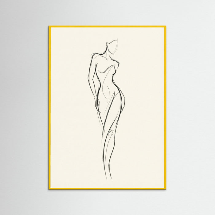 Yellow Wood Quiet Pose