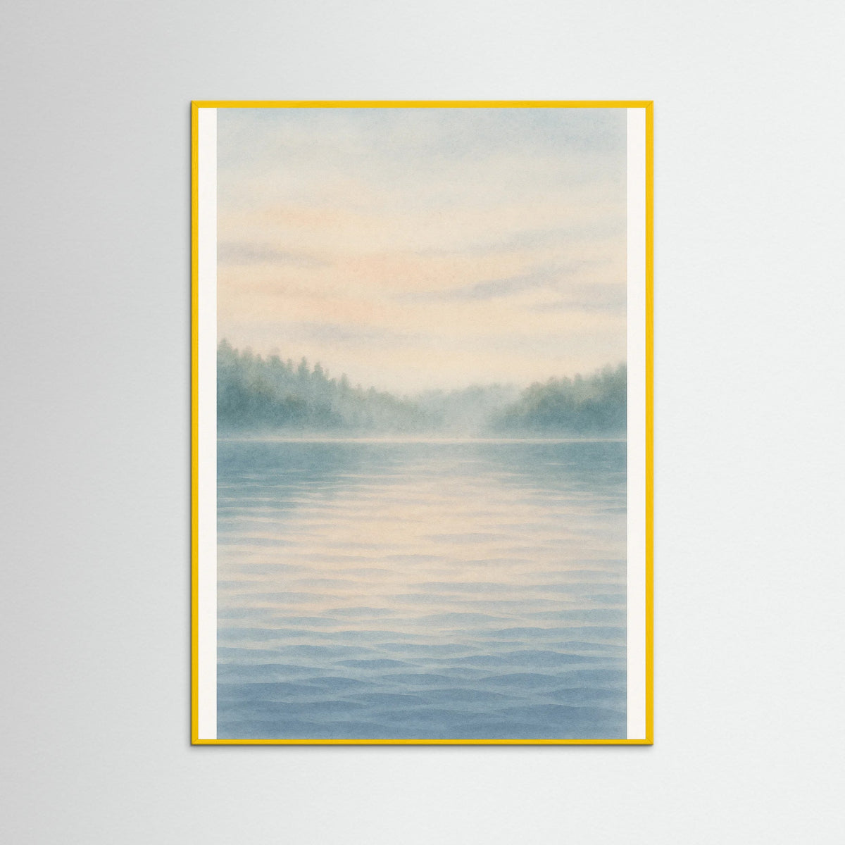 Yellow Wood Quiet Reflection