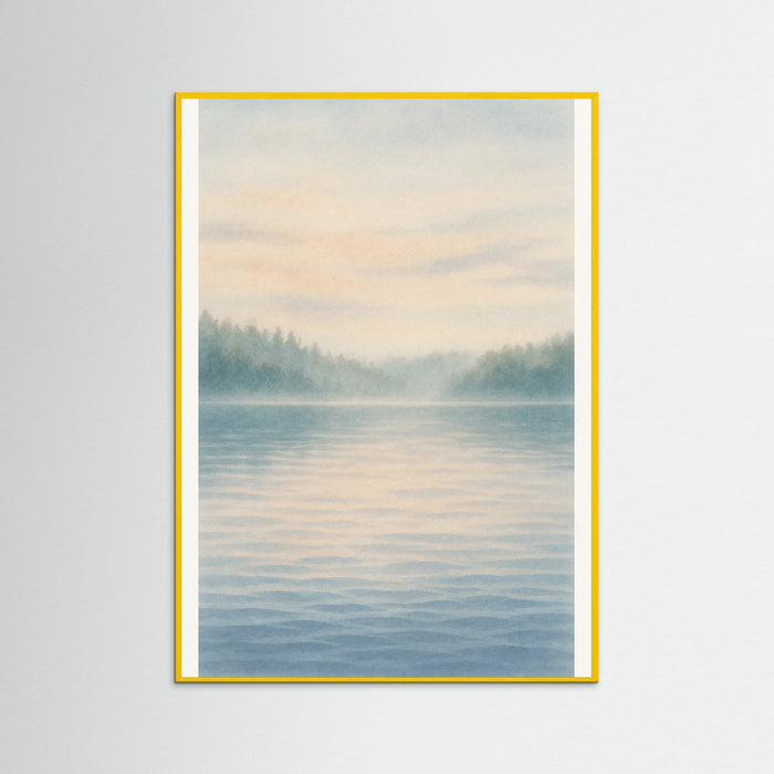 Yellow Wood Quiet Reflection
