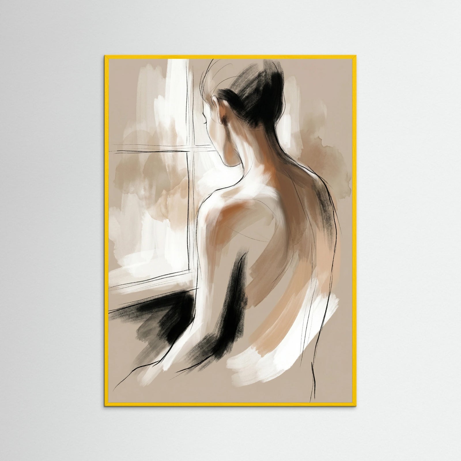 Yellow Wood Quiet Reflection