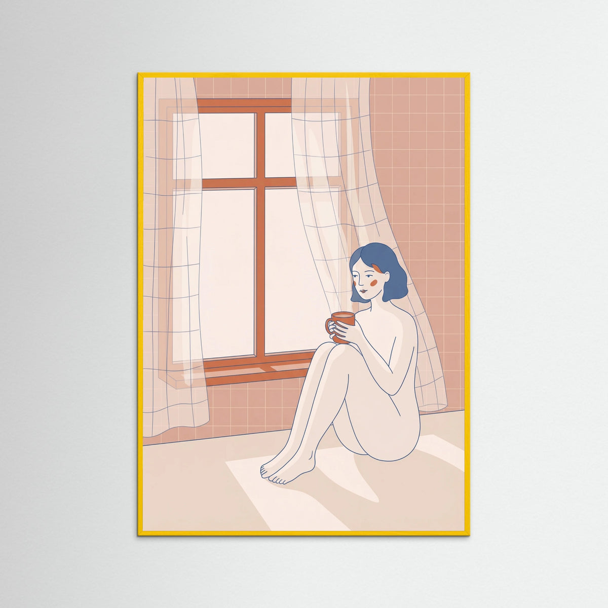 Yellow Wood Quiet Reflection