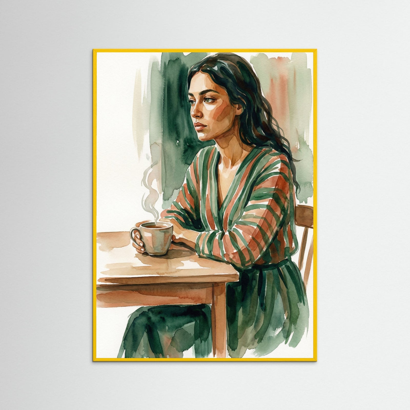 Yellow Wood Quiet Repose Green