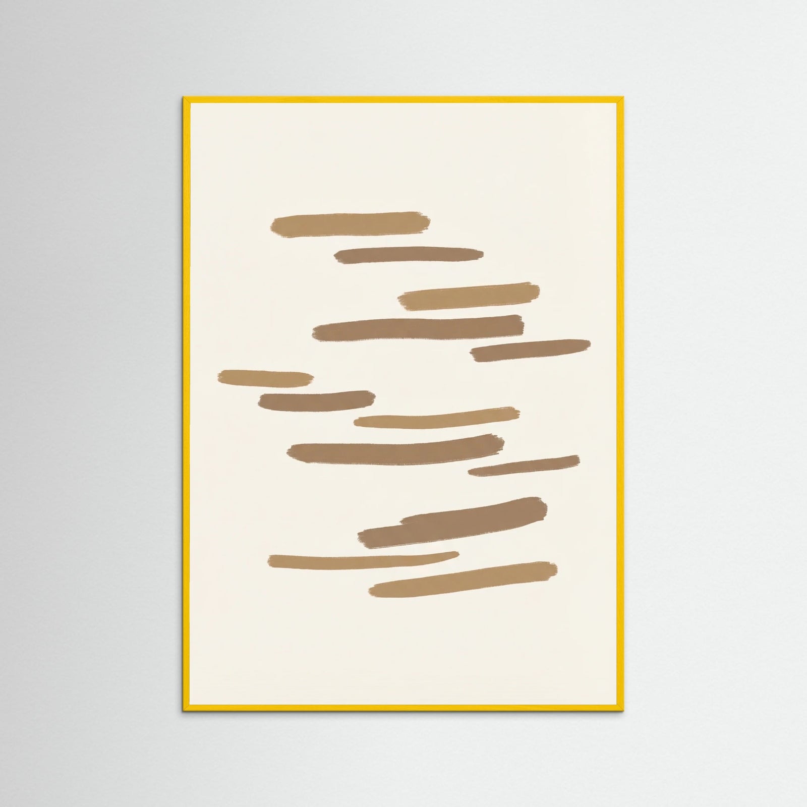 Yellow Wood Radial Glow