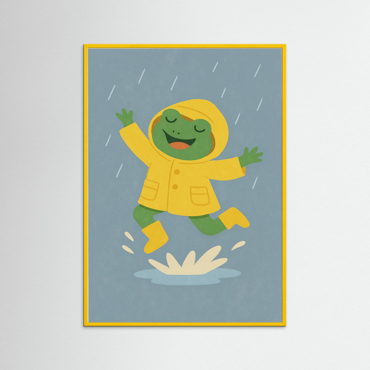 Yellow Wood Rainy Frog