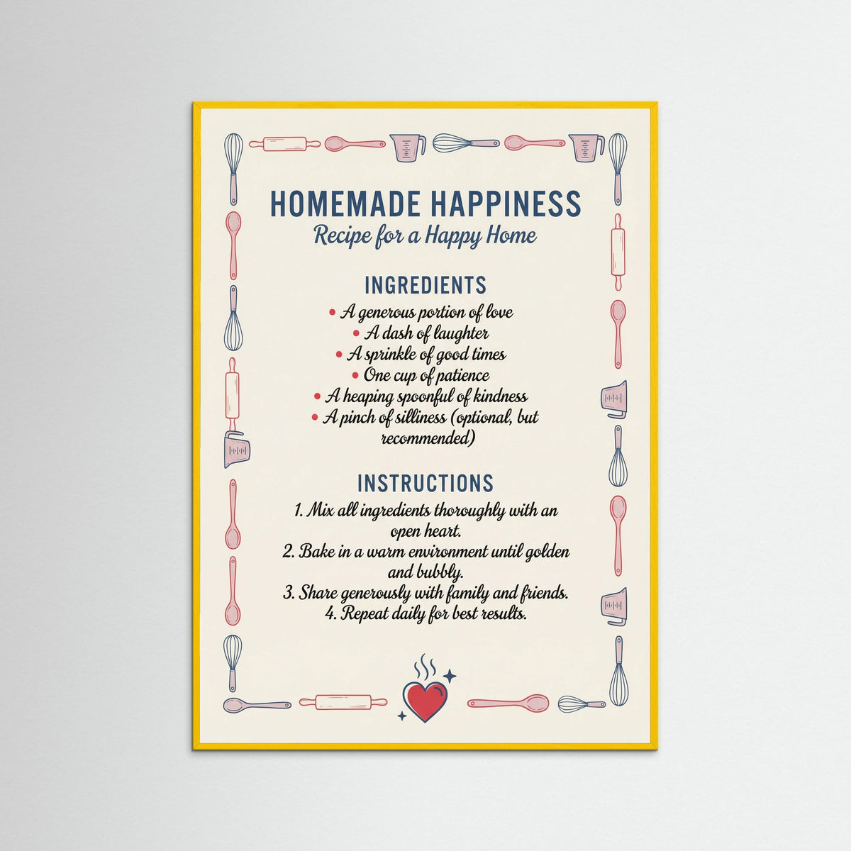 Yellow Wood Recipe for Joy