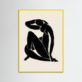 Yellow Wood Reclining Form