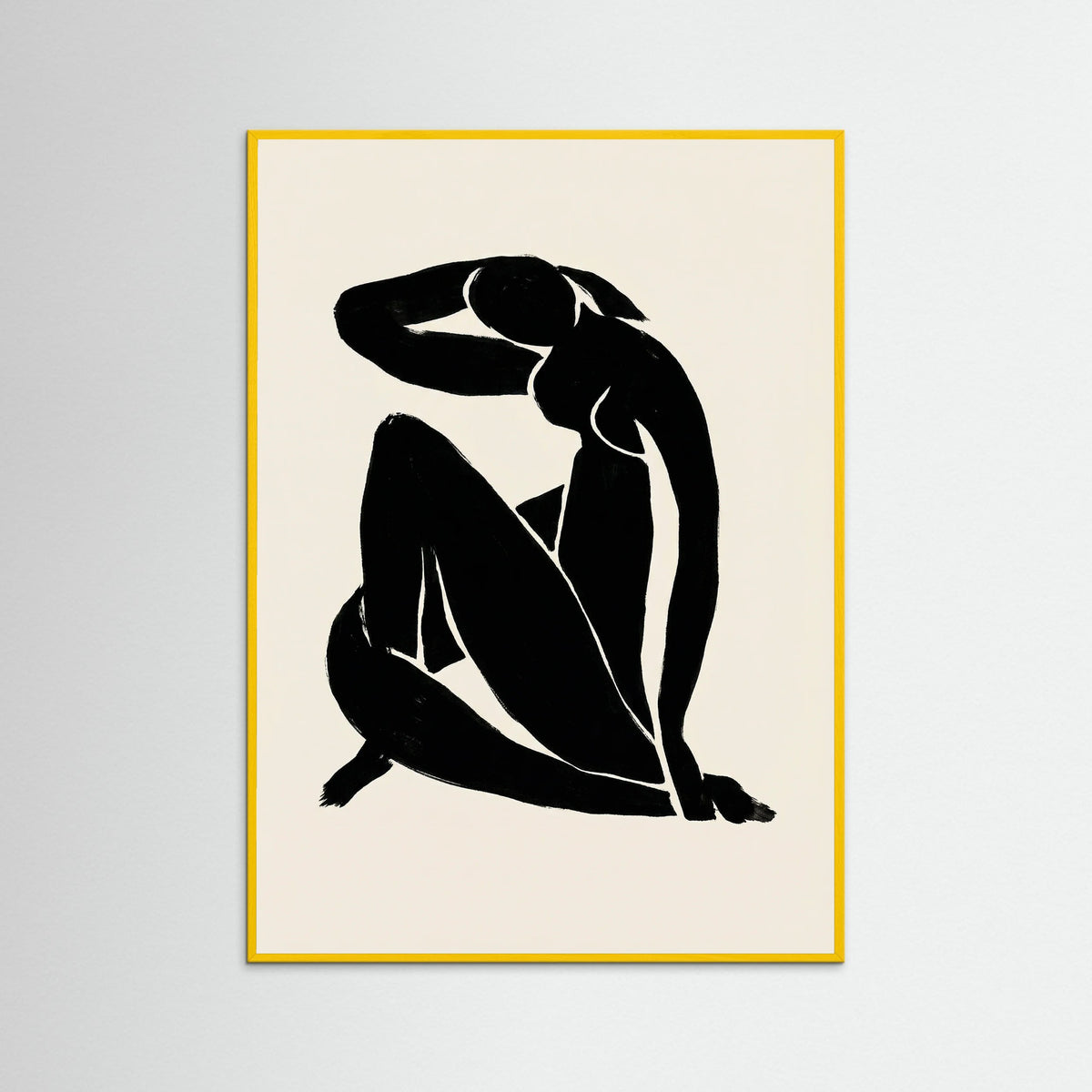 Yellow Wood Reclining Form