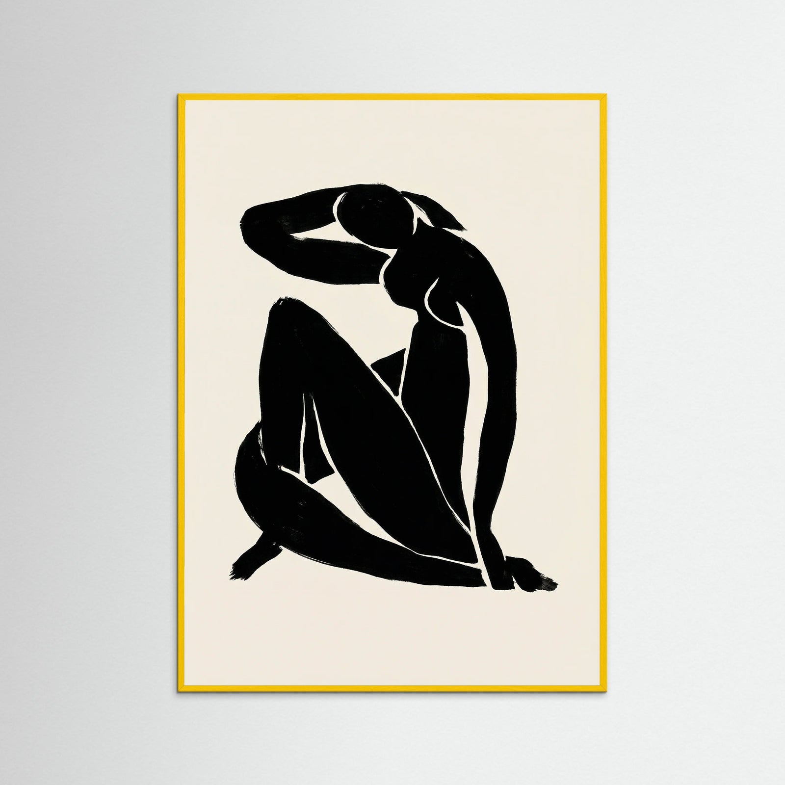 Yellow Wood Reclining Form