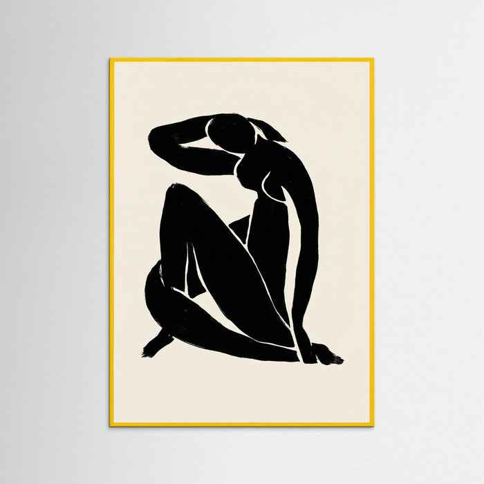 Yellow Wood Reclining Form