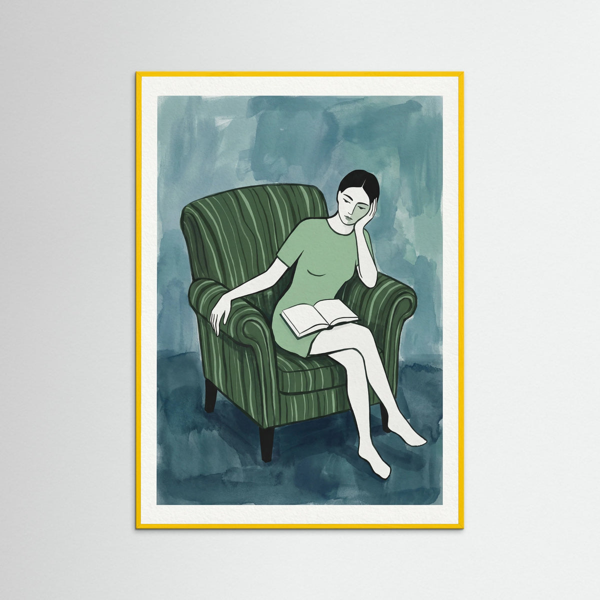 Yellow Wood Reclining Serenity