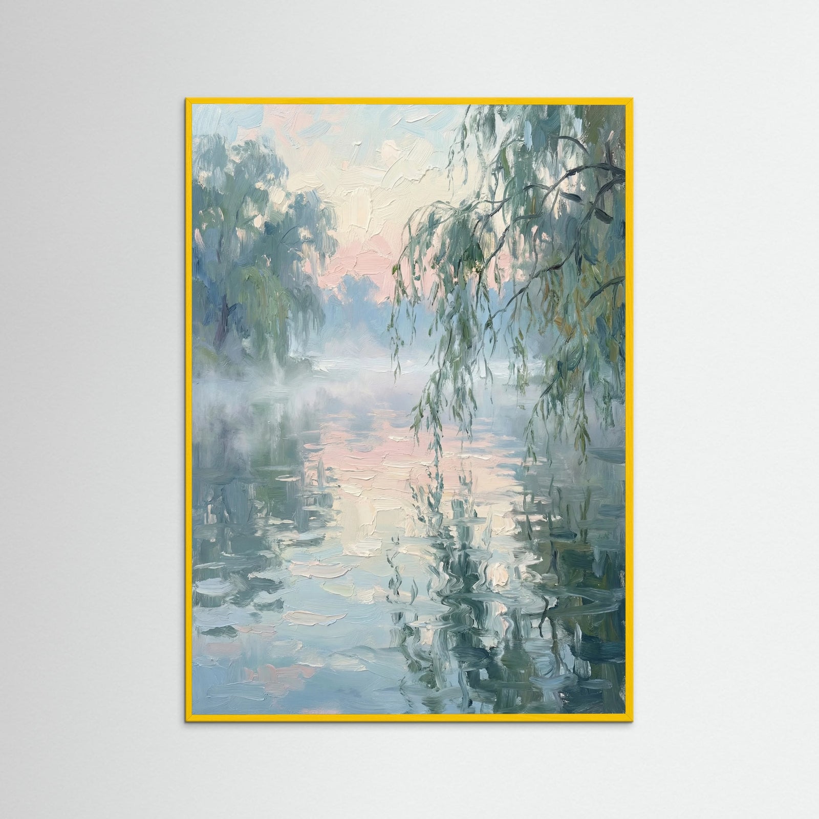 Yellow Wood Reflected Serenity Pond