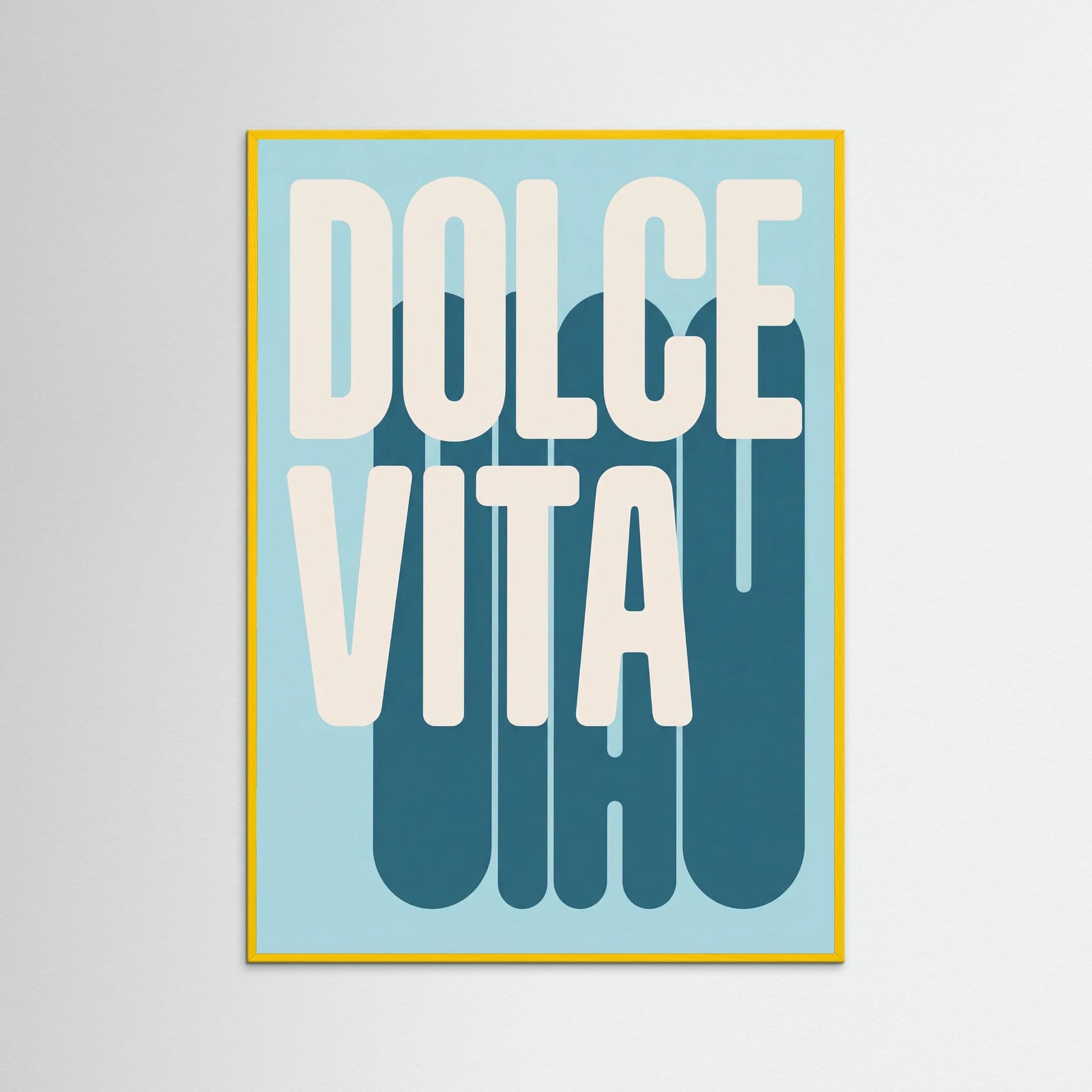 Yellow Wood Retro Ciao Bella