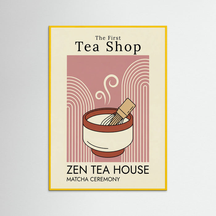 Yellow Wood Retro Ramen Graphic