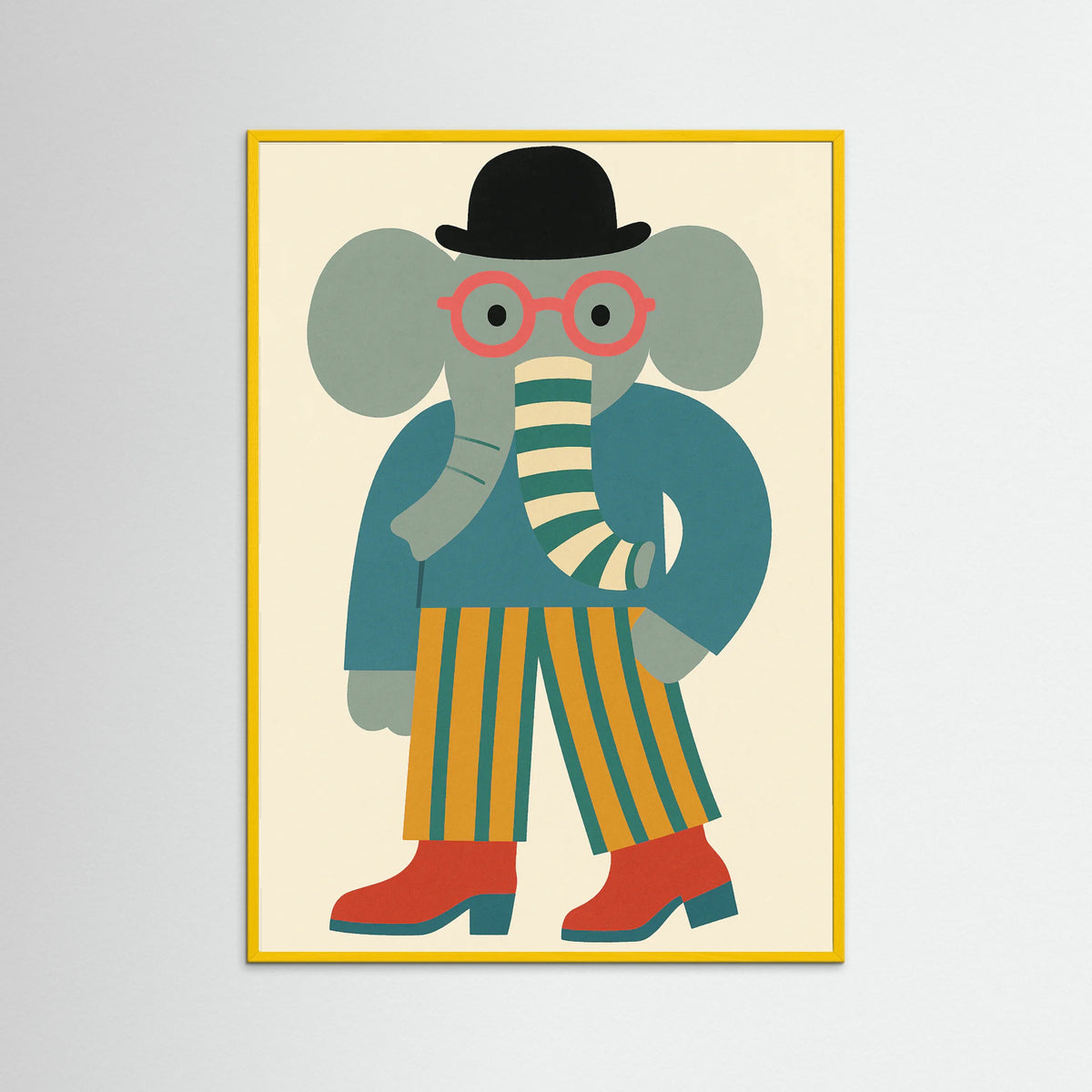 Yellow Wood Retro Vibes