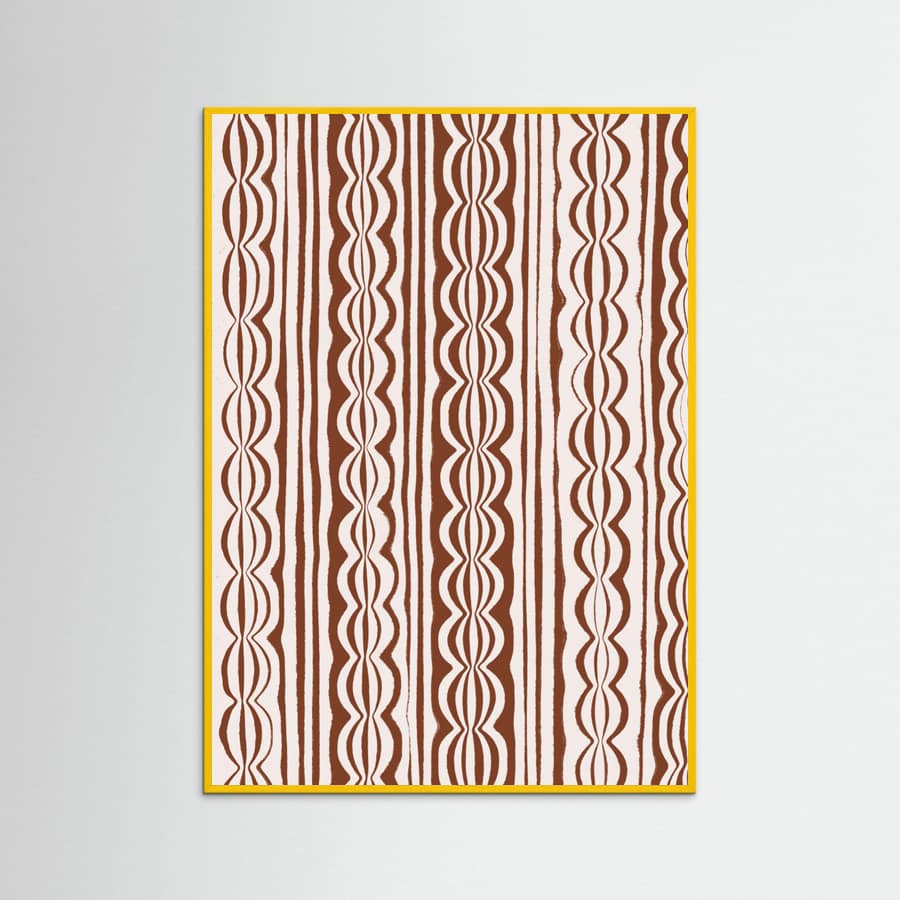 Rhythmic Waves Poster – poster and art print
