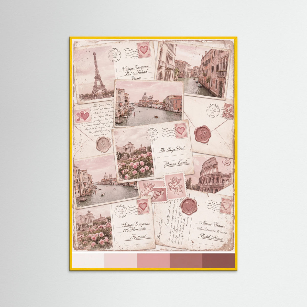 Yellow Wood Romantic Mementos