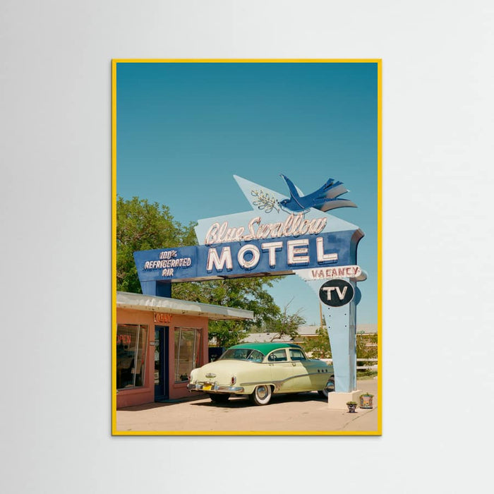 Yellow Wood Route 66 Poster