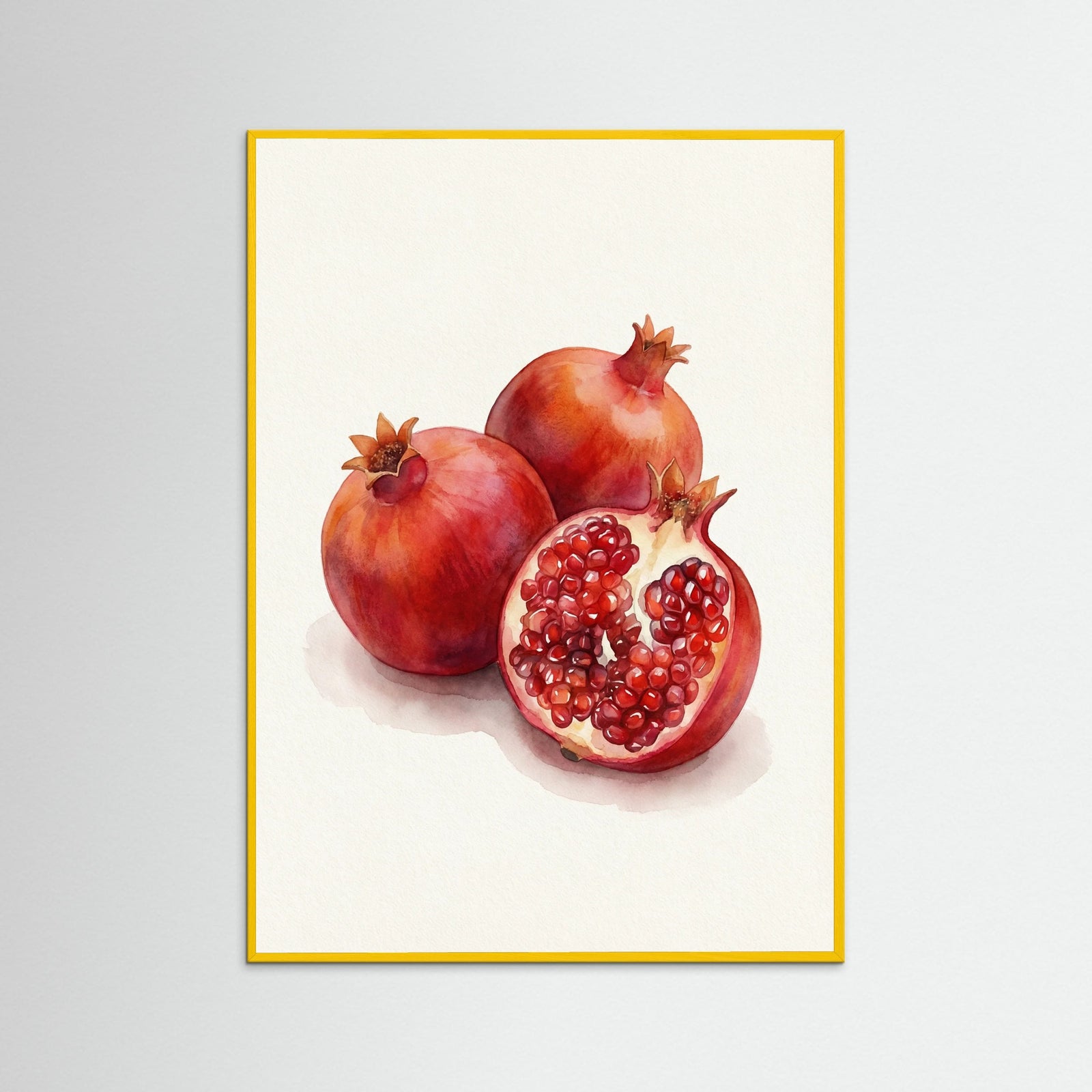 Yellow Wood Ruby Citrus Halves