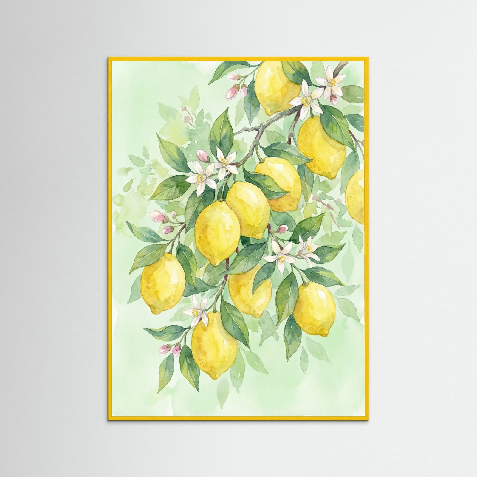 Yellow Wood Ruby Pomegranates