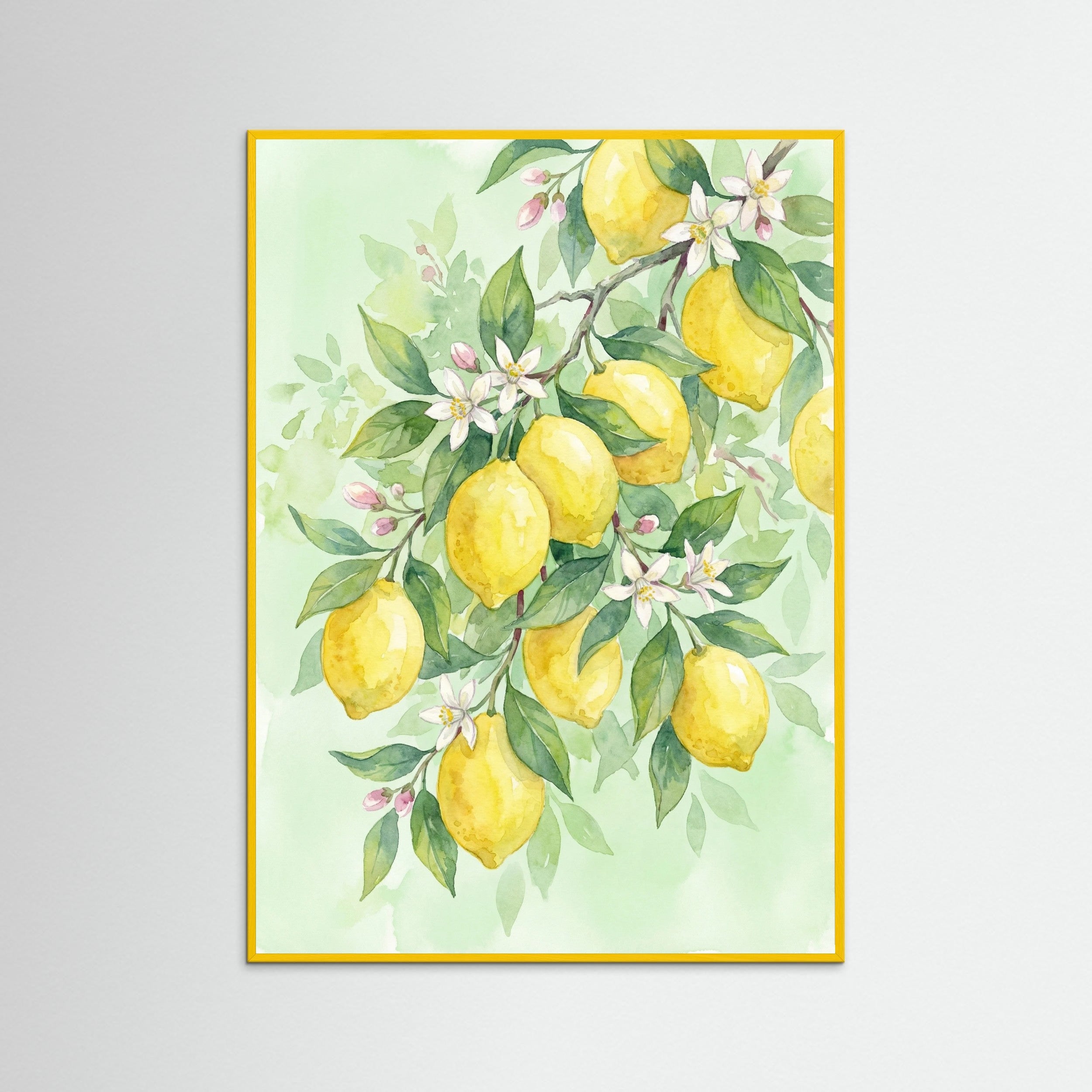 Yellow Wood Ruby Pomegranates