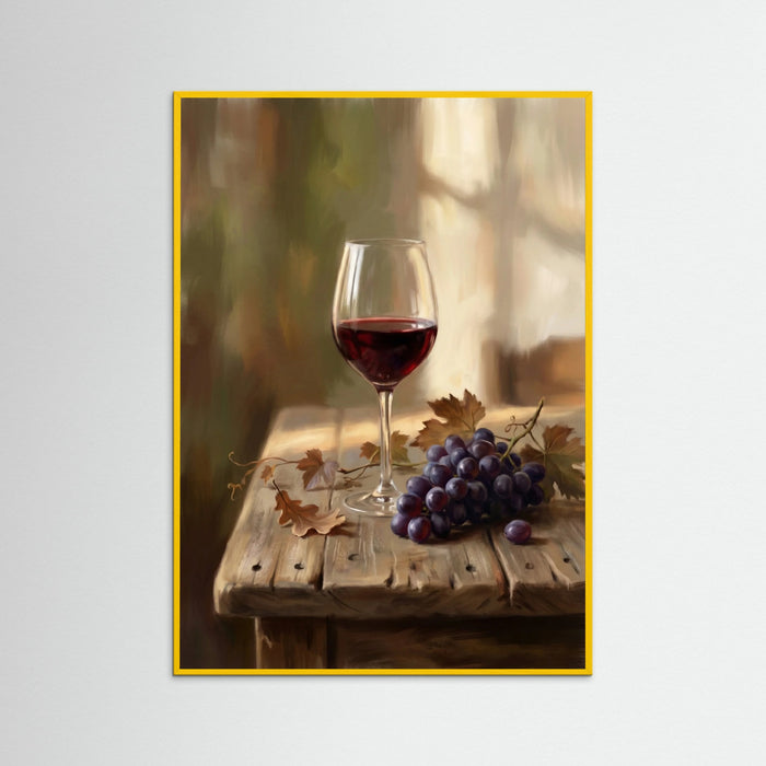 Yellow Wood Rustic Wine Serenity