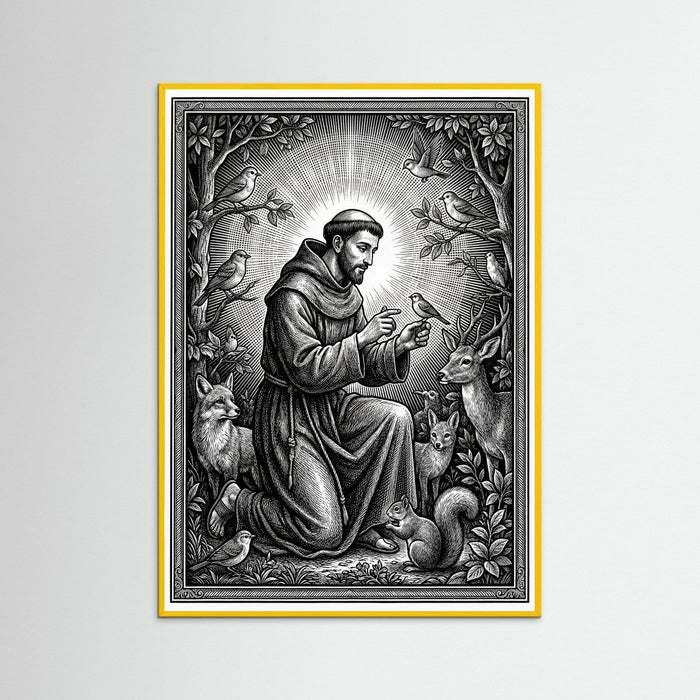 Yellow Wood Sacred Guadalupe Vision