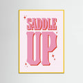 Yellow Wood Saddle Up Poster