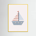Sailing Boat Poster – plakat og kunsttryk