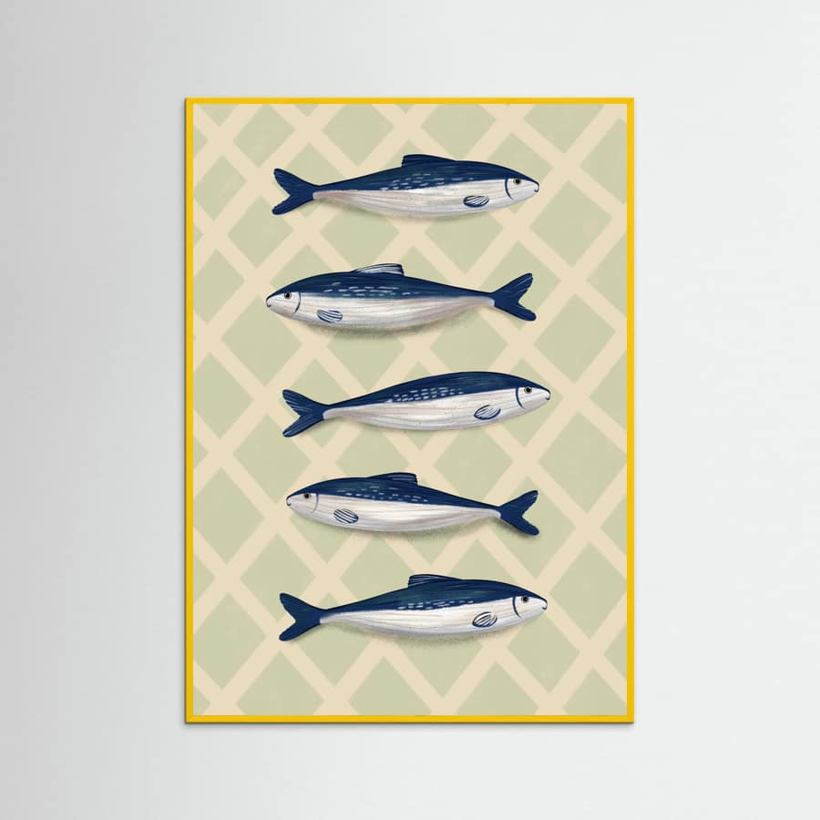 Sardines Poster – poster and art print