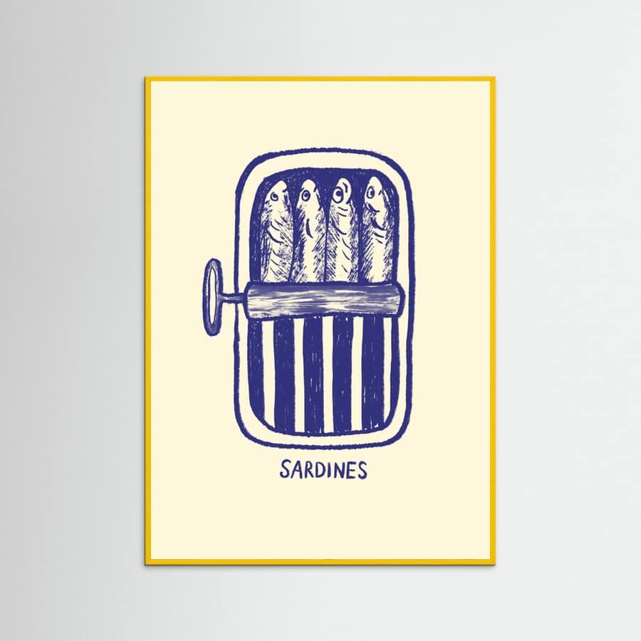 Sardines Poster – poster och konsttryck