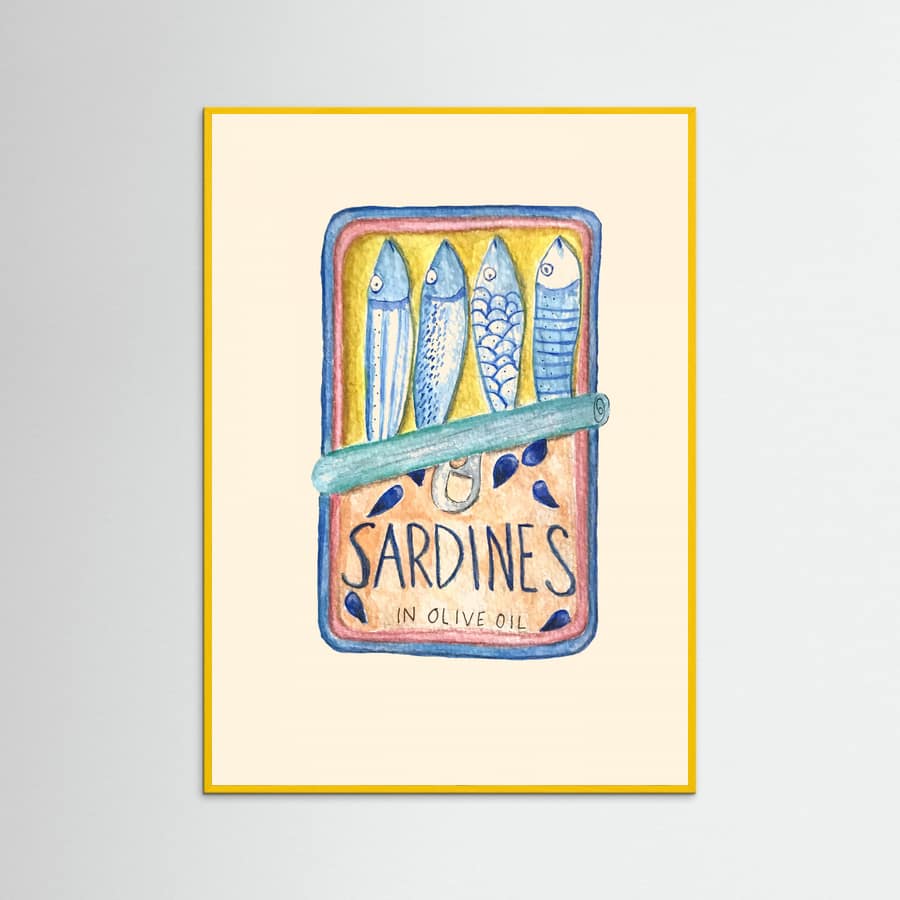 Sardines Poster – Poster und Kunstdruck