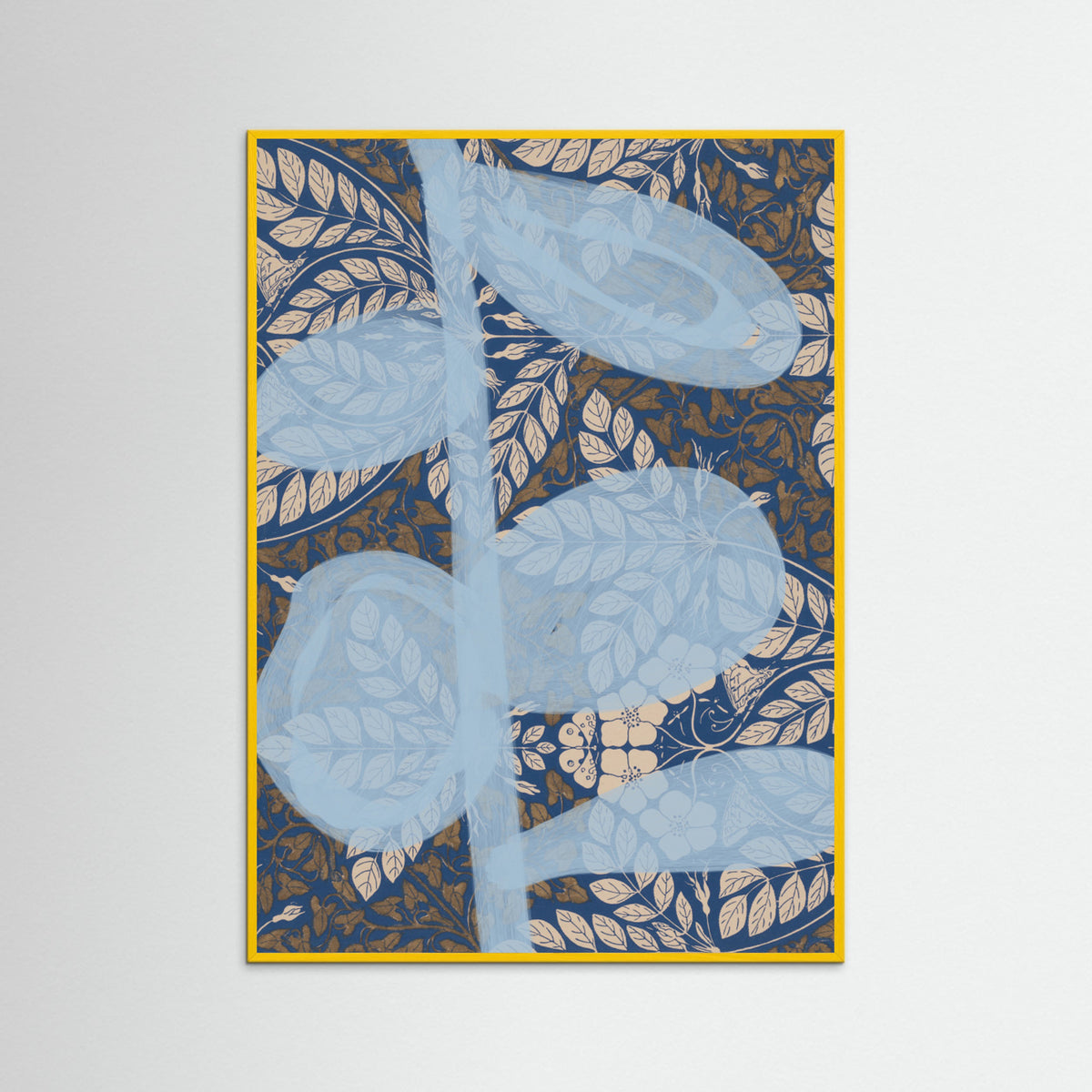 Yellow Wood Scandivintage Poster
