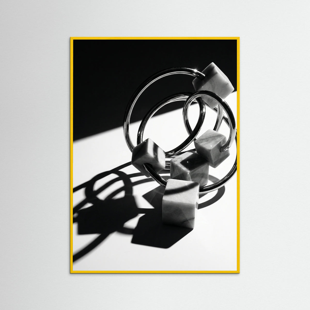 Yellow Wood Sculptural Reflections