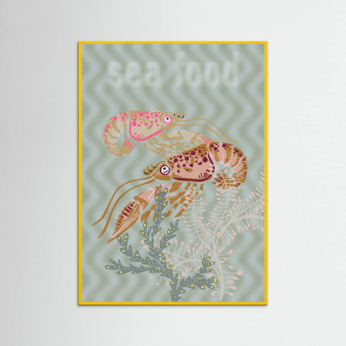 Sea food Neptune's joy Poster – poster and art print