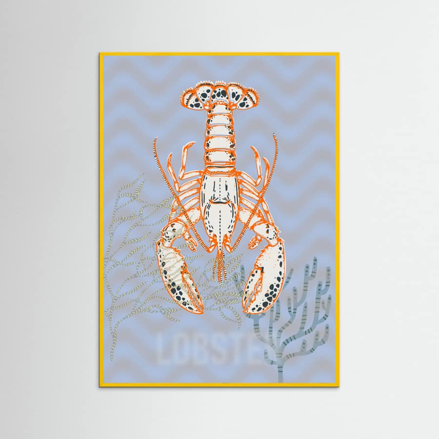 Póster Sea life lobster Neptune's joy – póster e impresión artística