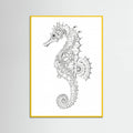 Seahorse 3 Poster – plakat og kunsttryk
