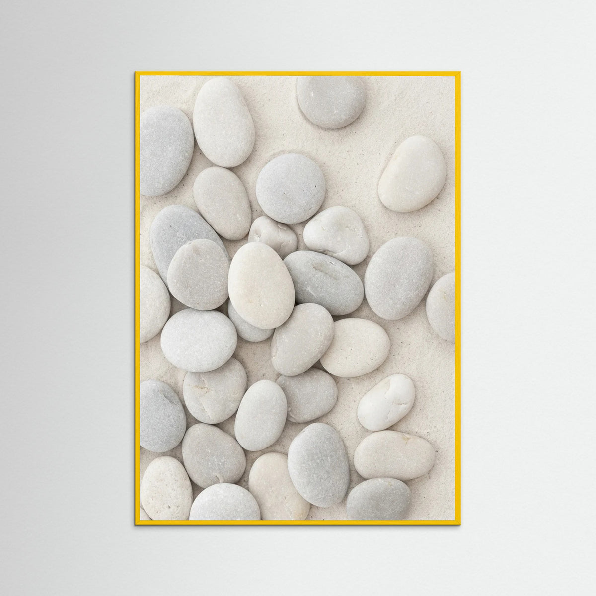 Yellow Wood Seashell Serenity