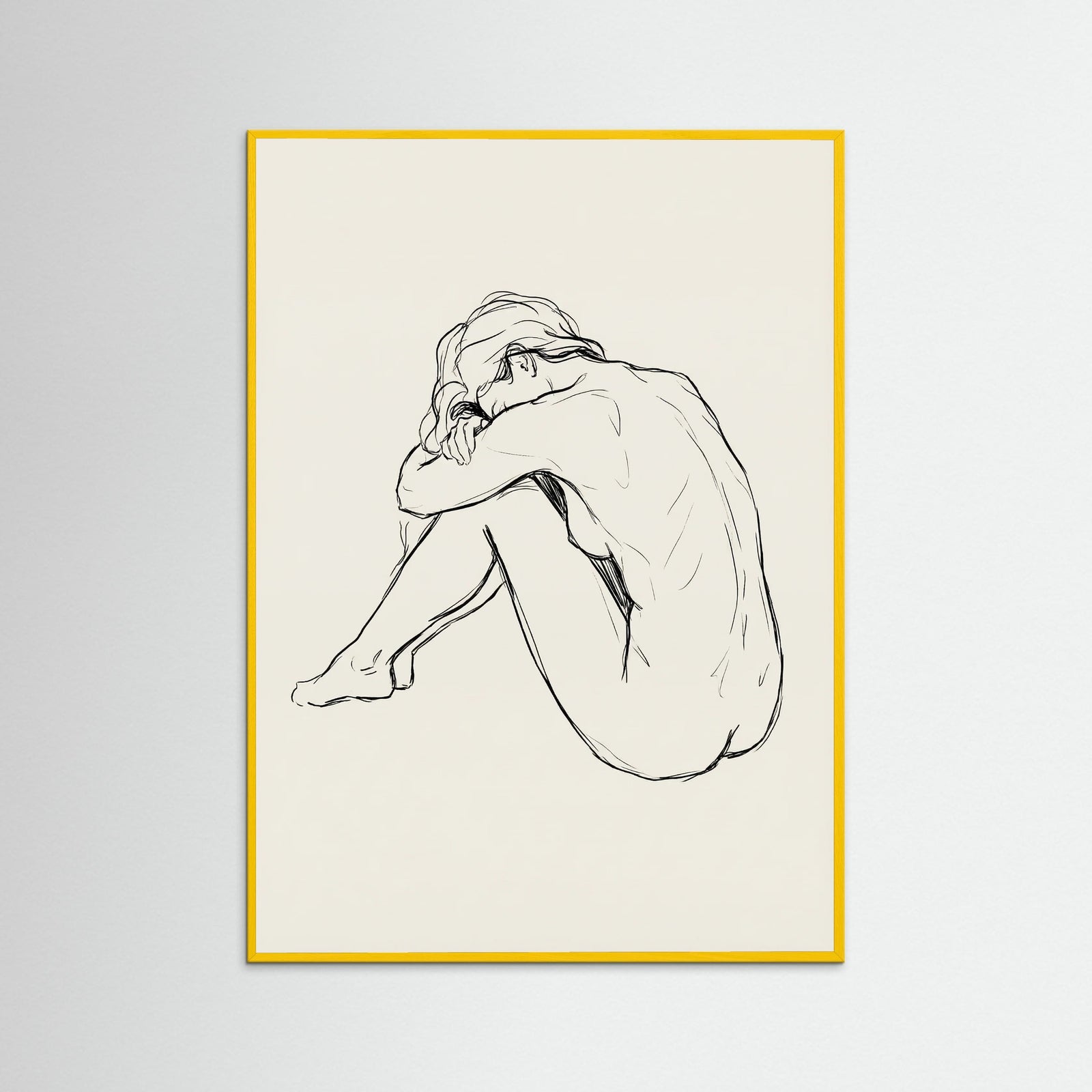 Yellow Wood Seated Contemplation