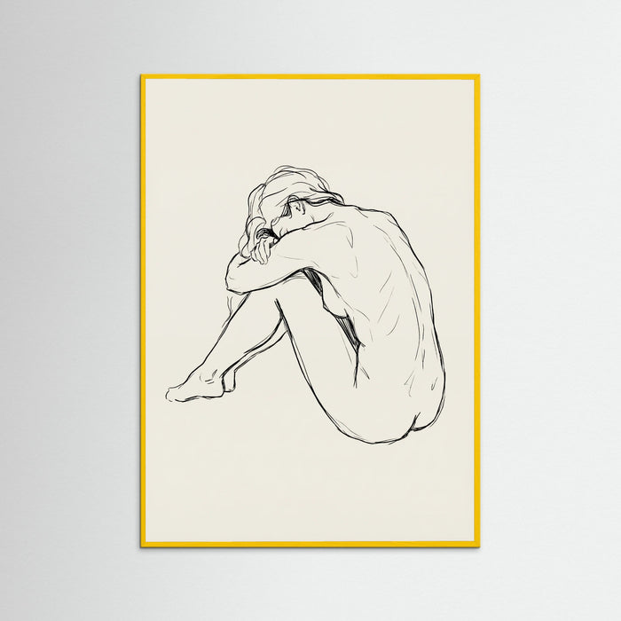 Yellow Wood Seated Contemplation