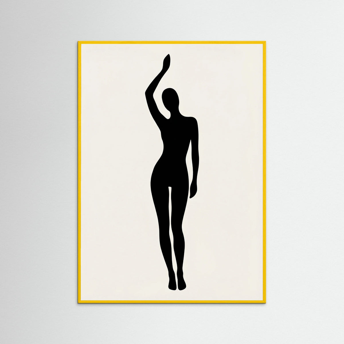 Yellow Wood Seated Form