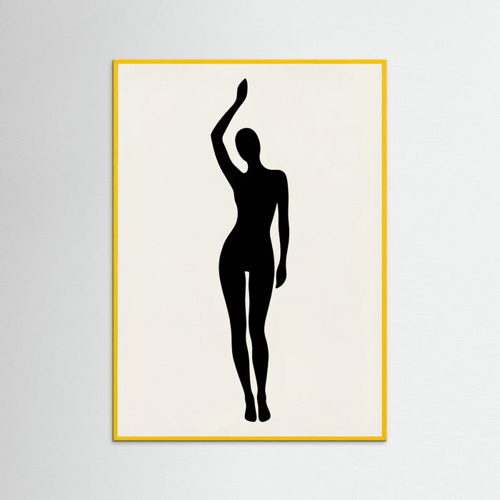 Yellow Wood Seated Form
