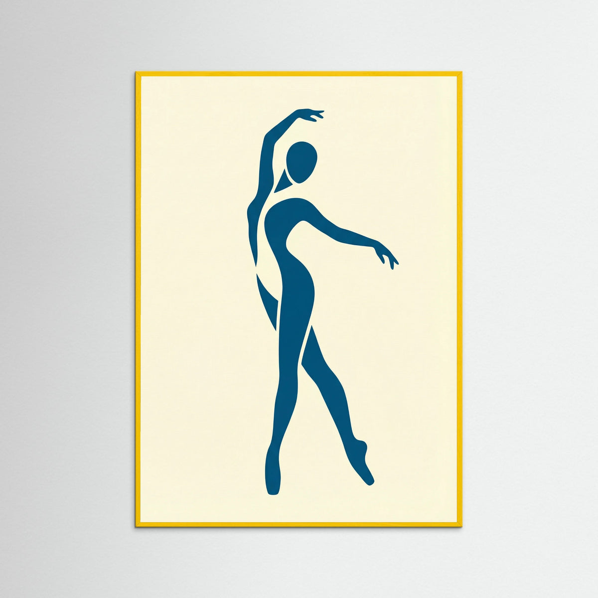 Yellow Wood Seated Nude Form