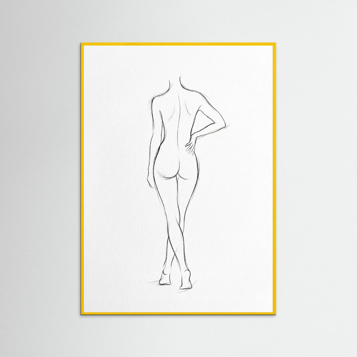 Yellow Wood Seated Serenity