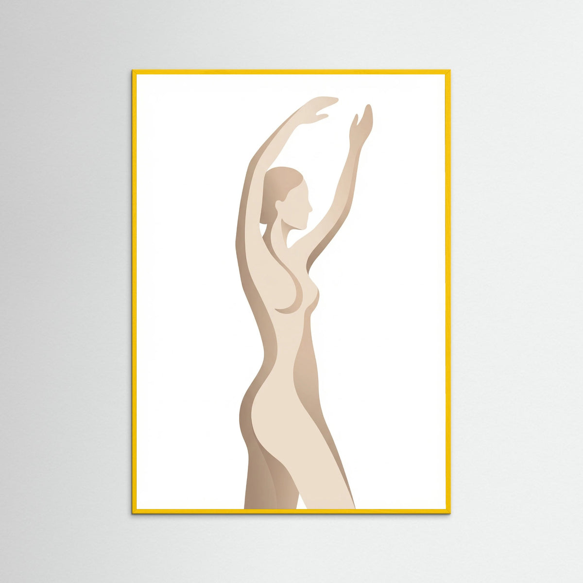 Yellow Wood Seated Serenity