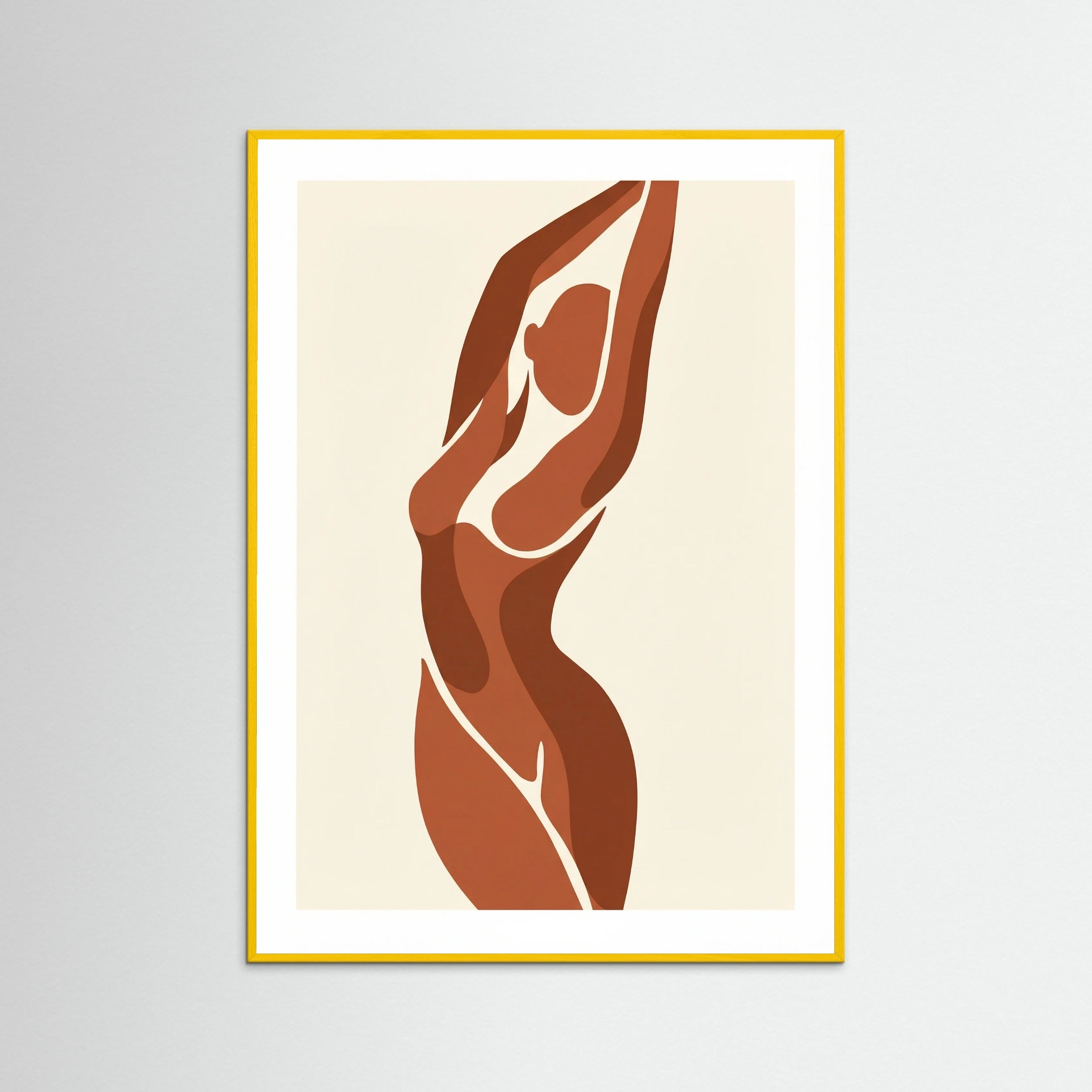 Yellow Wood Seated Serenity