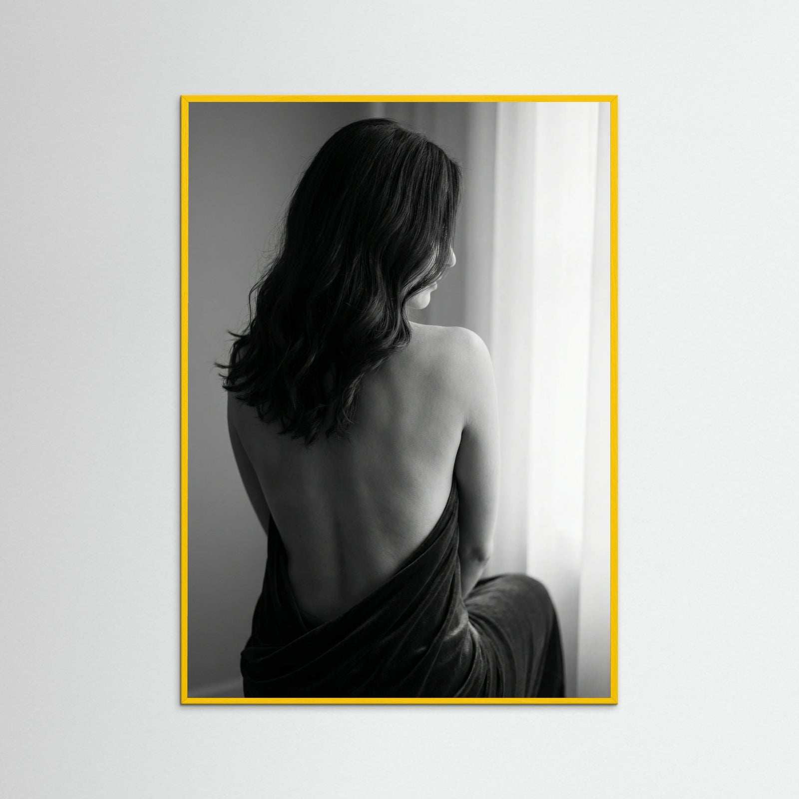 Yellow Wood Sensual Noir Portrait