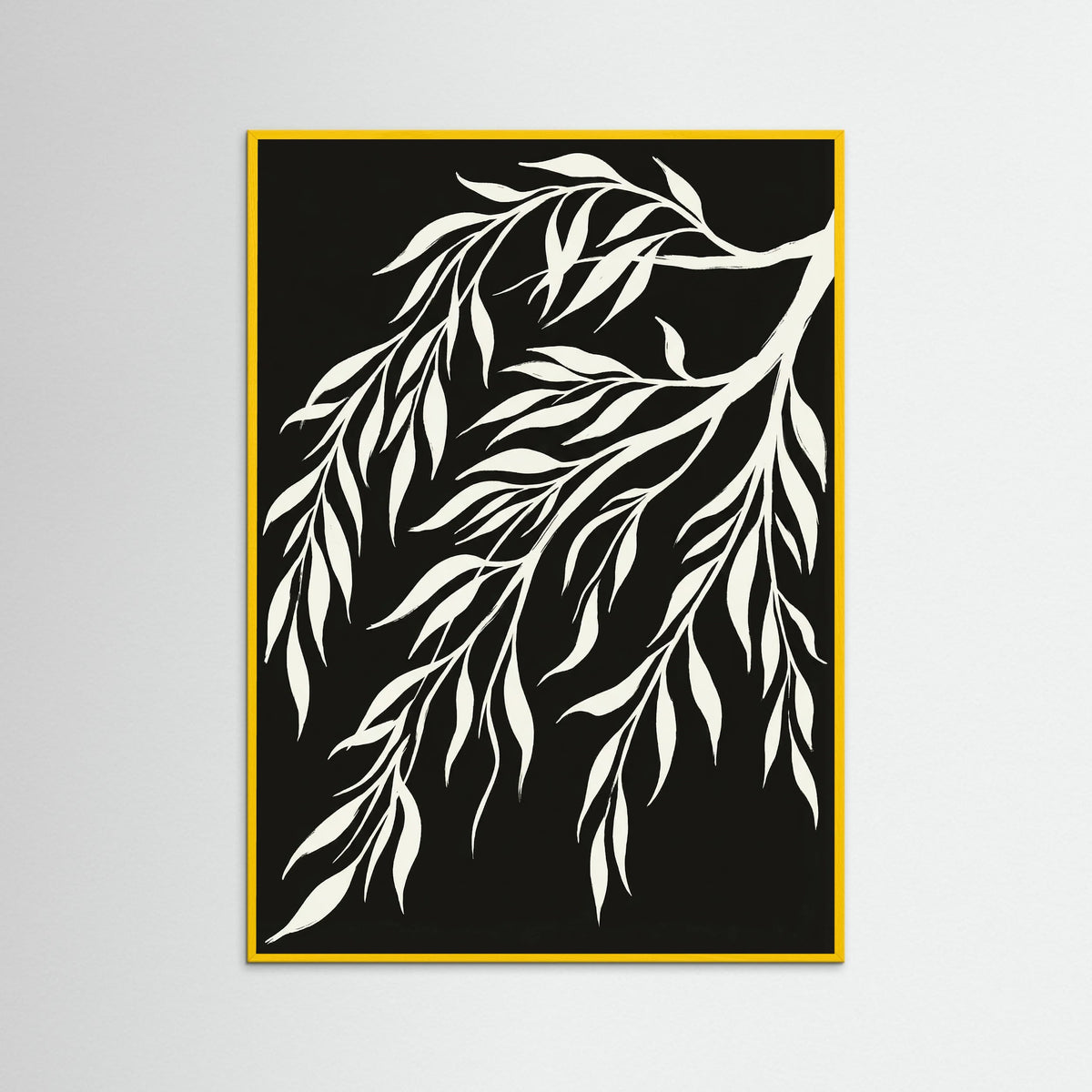 Yellow Wood Serene Avian Forms