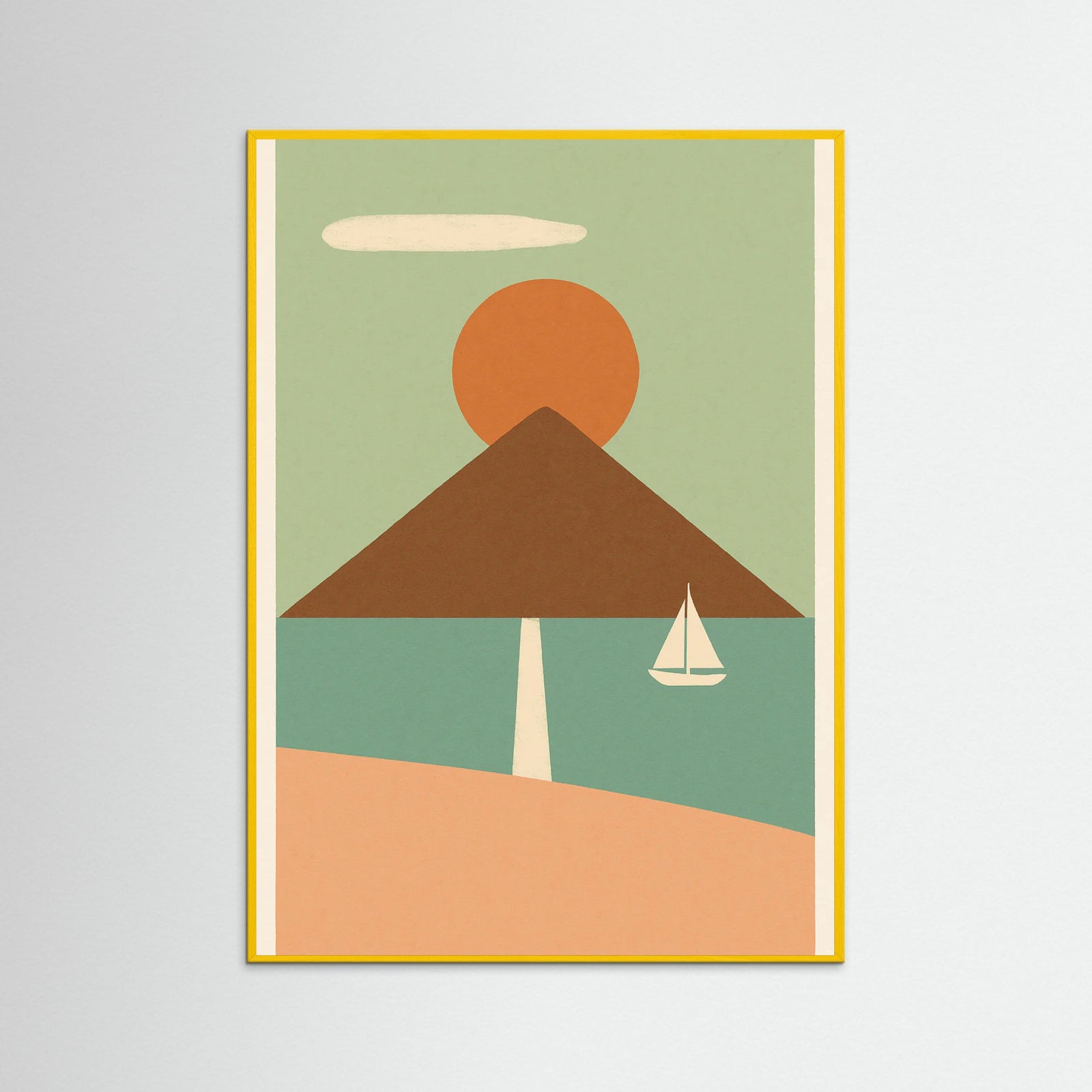 Yellow Wood Serene Mountain Land